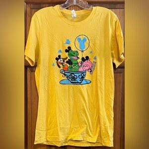 Disney Toy Story characters in Tea Cup Short Sleeve Tee Shirt Top